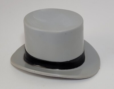 Vintage Dobbs Fifth Avenue Gray Plastic Hat Salesman Sample Advertising