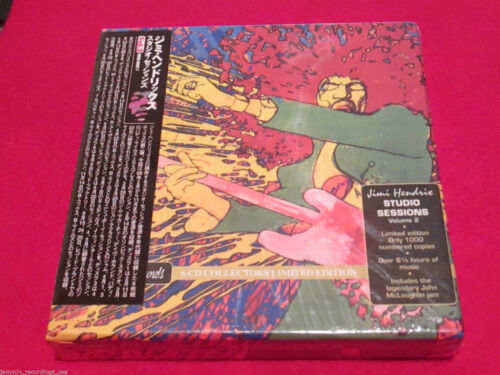 JIMI HENDRIX - STUDIO SESSIONS VOLUME 2 - JAPAN 6 CD BOX SET - ONLY 1000 MADE! - Afbeelding 1 van 2