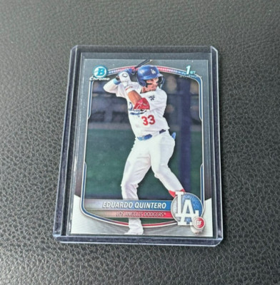 2025 Bowman Chrome Eduardo Quintero 1st Bowman Chrome | eBay