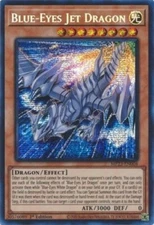 *** BLUE-EYES JET DRAGON *** 1ST EDITION PRISMATIC SECRET RARE MP23-EN004 YUGIOH
