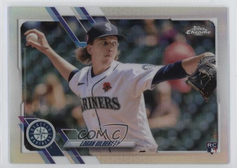 2021 Topps Chrome Update Target Refractor 92/250 Logan Gilbert #USC70 0m7x