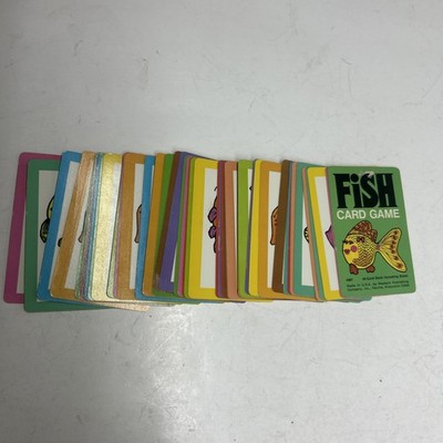 Vintage Whitman Fish Card Game With Case Go Fish Deck Complete 1975
