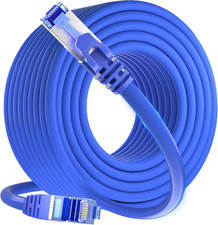 Cat 6 Ethernet Cable 50Ft, Outdoor  Indoor FTP Shielded Ethernet Cable, 23AWG H