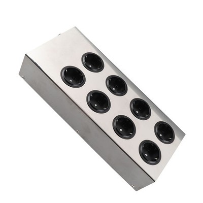AC Power Filter 8 Outlet Metal HiFi Power Surge Protector Conditioner Für