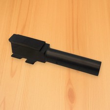 For Glock 43/43x, Barrel MATCH GRADE OEM Replacement, BLACK, Flush Cut, Crowned