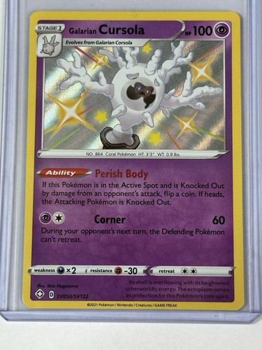 Galarian Cursola SV050/SV122 Shining Fates: Shiny Vault Pokemon
