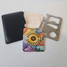 SOUVESTAR Stainless Steel Multi-Tool Silver 11-in-1 Lightweight Pocket Survival