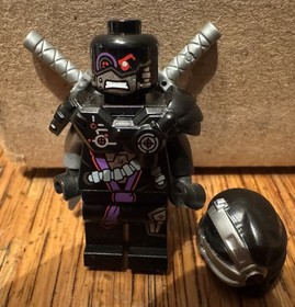 LEGO Ninjago General Cryptor Rebooted Minifigure w/ Katanas 70721 70726 njo0092