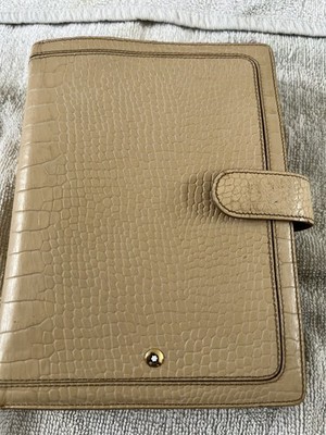 MONTBLANC Tagebücher & Notizen Organizer Planer Medium Sand #106823 seltener Fund
