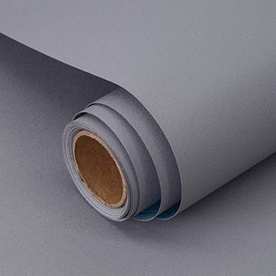Decoroom Sticky Back Kunststoff grau selbstklebendes Papier 60 x 500 cm abziehen und kleben