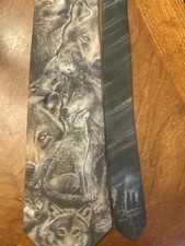 VTG D'em Crazy USA Wolf Neck TIE D.C Enterprise 1995