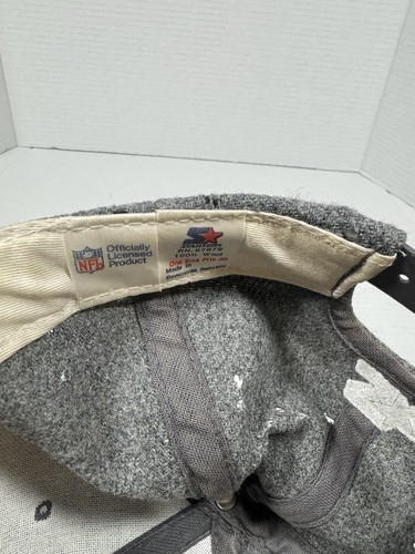 Vintage Dallas Cowboys Starter NFL Football 100% Wool Snapback Sports Hat FLAWS - Picture 11 of 15