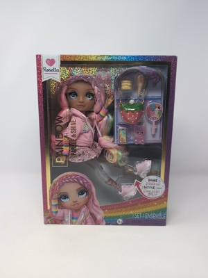 Rainbow High Sparkle And Shine ROSETTA 11'' Doll Liquid Sparkles Legs PINK