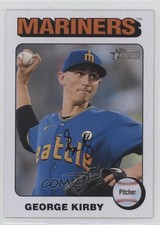 2024 Topps Heritage Short Print White Border George Kirby #60 17o2