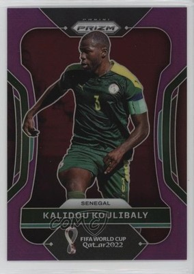 2022 Panini Prizm World Cup Qatar Purple 156/199 Kalidou Koulibaly #250 1jo8