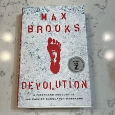 Devolution Max Brooks 2020 First Edition HCDJ Del Rey