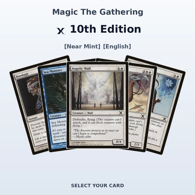 Magic The Gathering 10th Edition - Select Your Cards (NM)