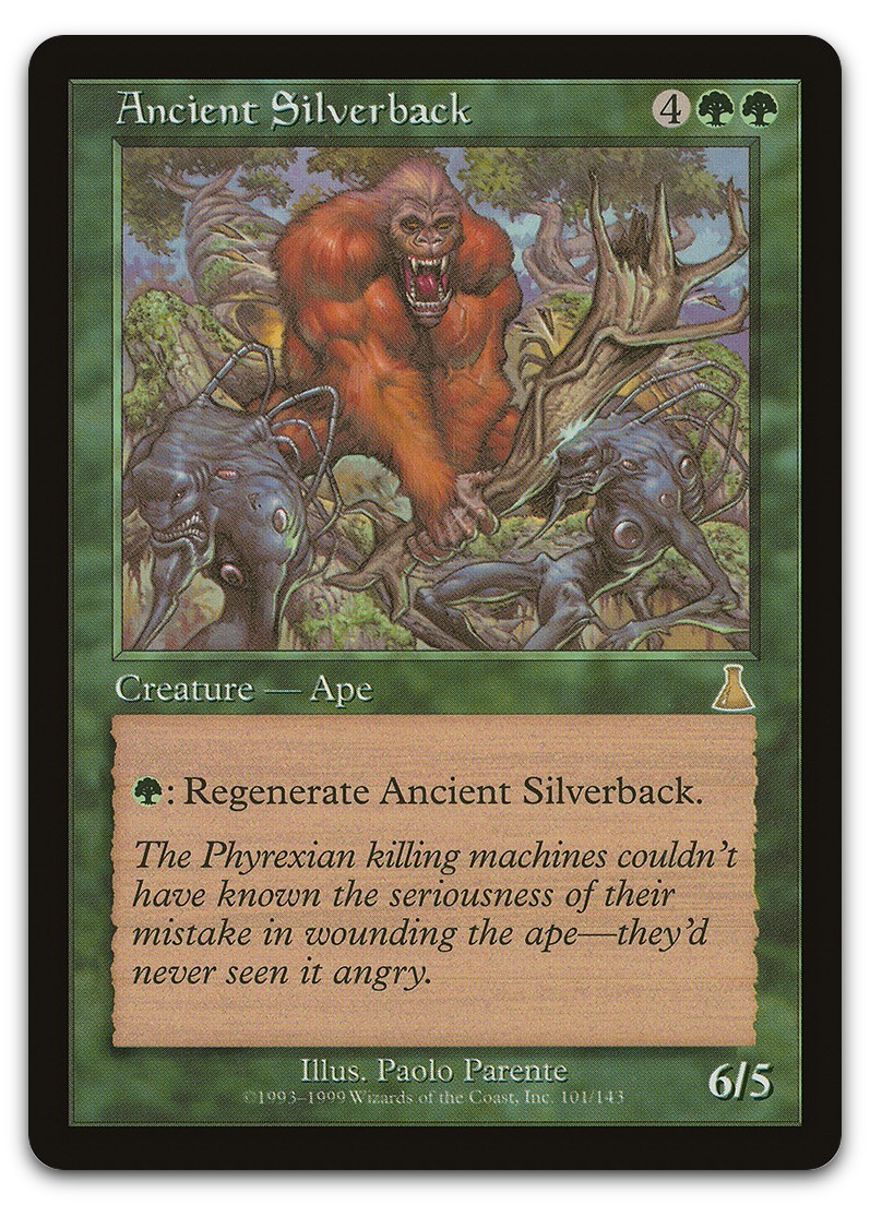 Ancient Silverback #101 (LP) Urza's Destiny UDS Magic MTG