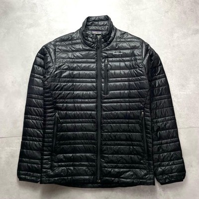 Patagonia Men's XS Black Ultralight Down Jacket, Near Mint, Packable, Outdoor
