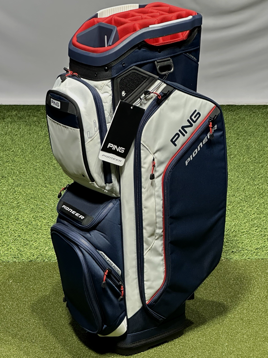PING 2026 Pioneer 244 Cart Golf Bag 15-Way Divider Color: Navy
