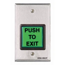 SECURITRON EEB2 Push to Exit Button,Emergency 5LAA1