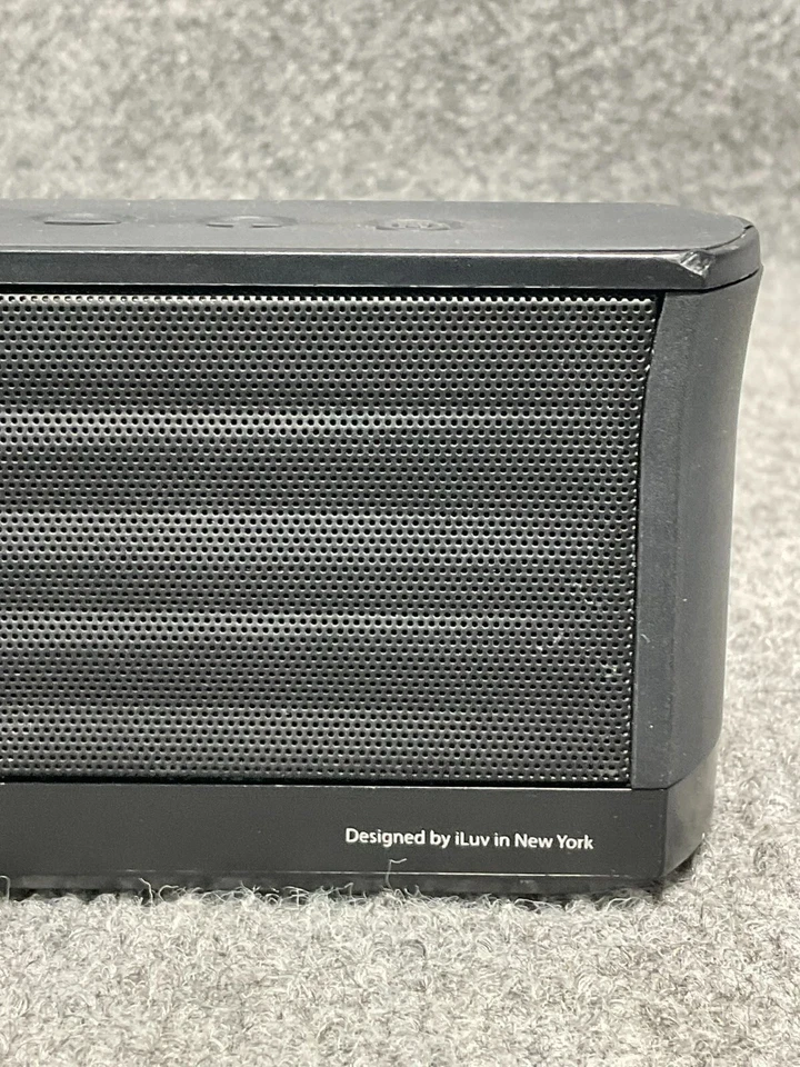 ILUV Stereo Bluetooth Speaker ISP233 Rechargeable Splash Resistant in Black - Image 4 of 4