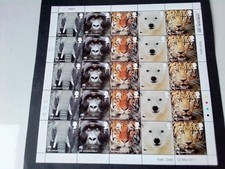 GB 50th ANNIVERSARY OF WWF STAMPS . 2011.  1st CLASS. SHEET of 25  MINT. 