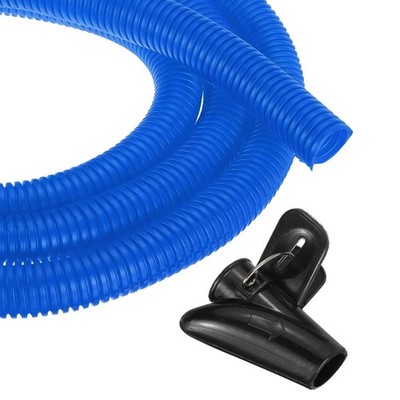 1/2 Inch 10ft Split Wire Loom Tubing, Flexible Cord Protectors, Blue