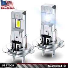 2X H7 LED Headlight Bulbs Conversion Kit High Low Beam Super Bright 6500K White