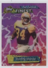 1995 Topps Finest Fan Favorite Sterling Sharpe #FF8 0zv5