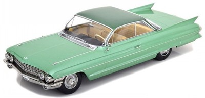 Cadillac Series 62 Coupe DeVille 1961 grn diecast model car 181253 KK-Scale 1:18