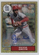 Ozzie Smith Chrome 2022 Silver Mojo /25 Auto