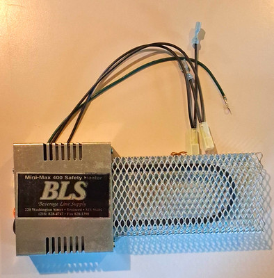 BLS Mini-Max 400 Safety Heater Beverage Vending Machine Part w/ Wiring