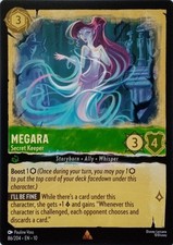 86/204 MEGARA SECRET KEEPER EN10 RARE DISNEY LORCANA CARD