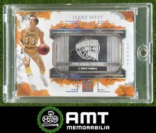 Jerry West 2019-20 Panini Impeccable 2/25 Silver HOF Logo Los Angeles Lakers #7