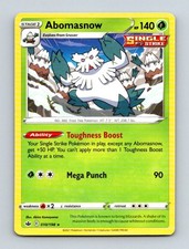Abomasnow 010/198 Rare SWSH06: Chilling Reign Pokemon Near Mint