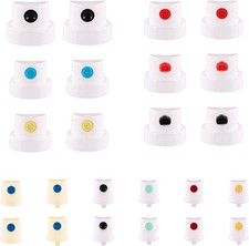 24pcs Spray Can Nozzle, Universal Paint 1 Ounce Pack of 24 , white