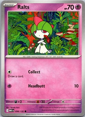 Ralts 058/132 ME01: Mega Evolution NM Common