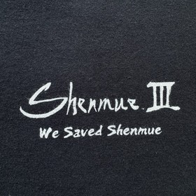 2019 Shenmue 3 Backer Edition SEGA Ys Net Promo Video Game T-shirt