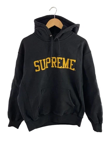 Supreme Felpa con Cappuccio VARSITY FELPA CON CAPPUCCIO M COTONE Nera Usata
