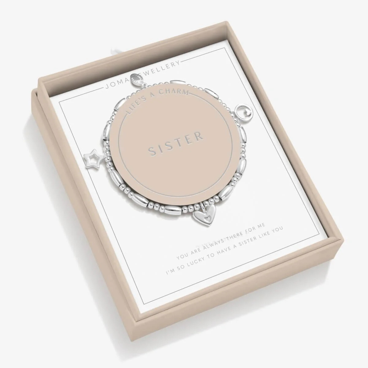 Joma Jewellery Life's A Charm 'Sister'