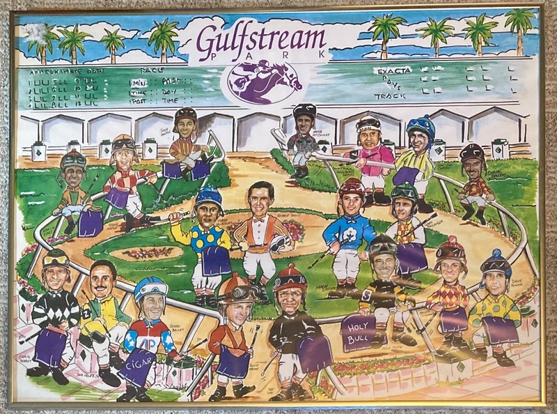 1995 Gulfstream Park Poster Holy Bull Cigar The Donn - Rare