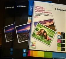 Polaroid Premium 3 Pack Photo Paper 60 Sheets 6" x 4" Premium Gloss Pic Paper