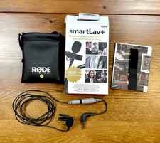 Rode SmartLav+ Lavalier Condenser Microphone for Smartphone with TRRS Connection