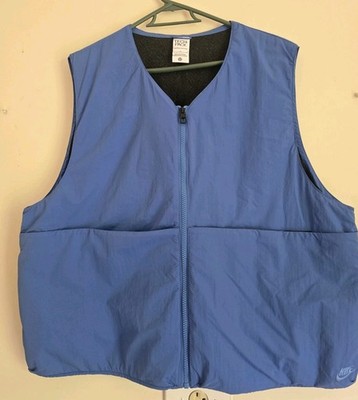 NWT $170.00 Nike Mens Sportswear Tech Pack Therma-Fit Vest Blue Size XL