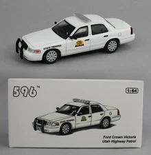 1:64 *596 DIECAST* Utah Highway Patrol Ford Crown Victoria Police Car *NIB*