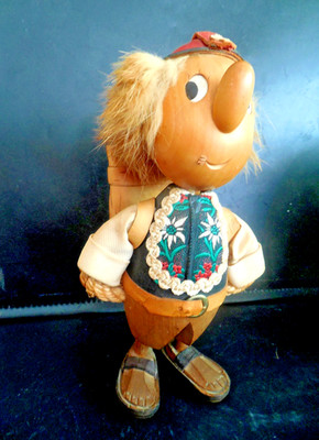 Vintage Casy Boys Ges Gesch Holzschnitzfiguren C. Casagrande Signiert