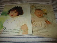 Lot of 2 Beautiful Bishops Smocking & Embroidery & Christeniing Gowns Books VGC