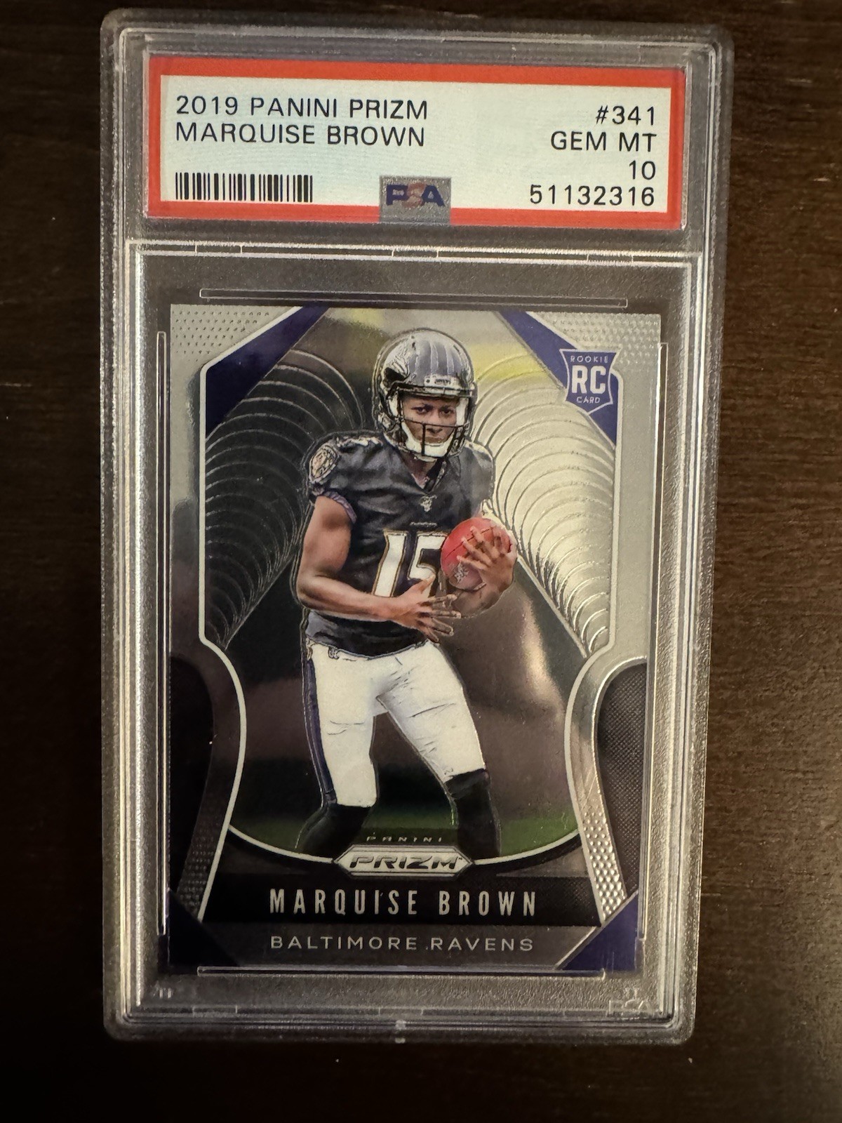 2019 Panini Prizm - Rookies Marquise Brown #341 (RC)