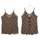 Vtg SECRET TREASURES Women's Sheer Animal Cheetah Print Nightgown Chemise Sz 3XL